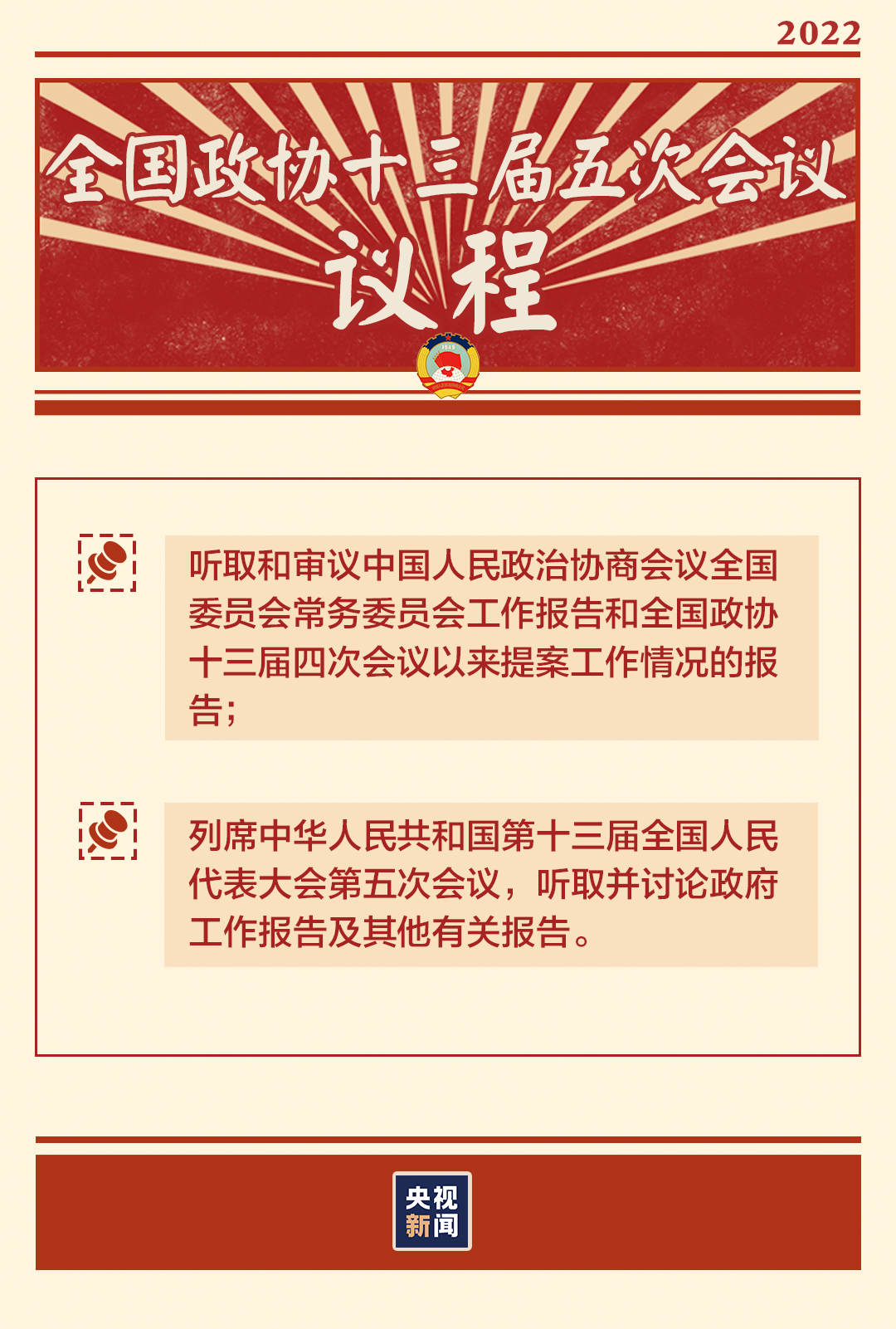 “兩會時間”即將開啟，這些要點提前看→