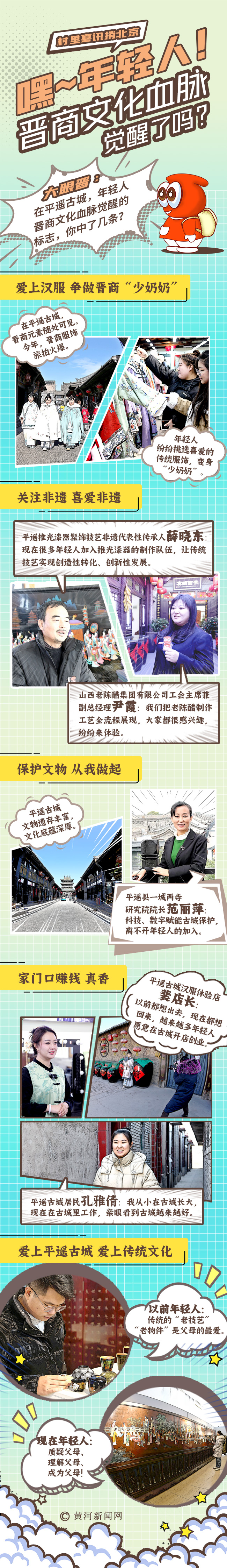 村里喜訊捎北京 | 創(chuàng)意漫畫(huà)：嘿，年輕人！晉商文化血脈覺(jué)醒了嗎？