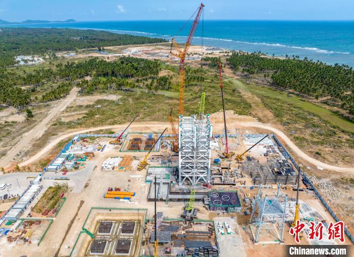 探訪海南商業航天發射場：“十天一層”建設再提速
