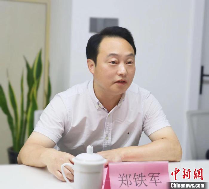 寧德市臺港澳辦主任鄭鐵軍講話。　吳允杰 攝