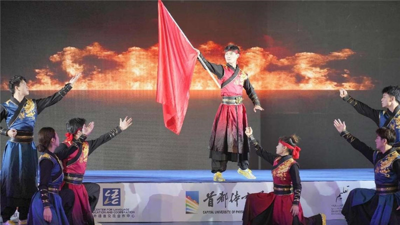 圖為“華夏風 功夫情”演出場景，中國駐阿聯酋大使館供圖