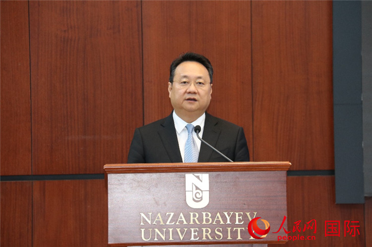 中共中央宣傳部副部長王綱致辭。人民網記者 李強攝