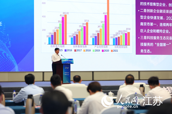 2022南京江北新區(qū)創(chuàng)新活力指數(shù)發(fā)布。江北新區(qū)供圖