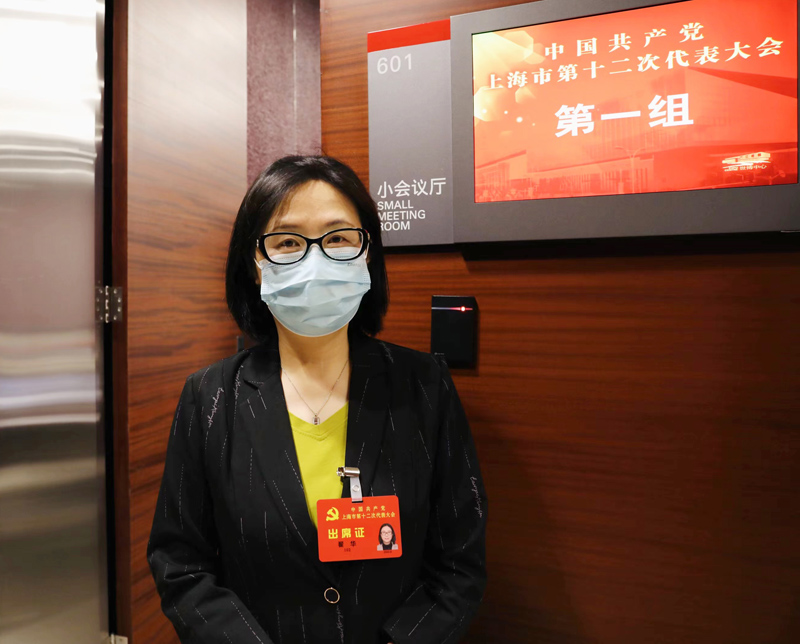 黨代表翟華。人民網(wǎng) 王文娟攝