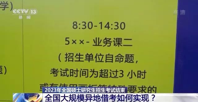 2023年研考結束 全國大規模異地借考如何實現？
