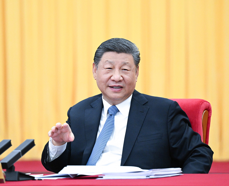 2025年3月6日，習近平總書記看望參加全國政協十四屆三次會議的民盟、民進、教育界委員，并參加聯組會。