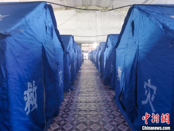 那曲火車站集中健康監測點。　中國鐵路青藏集團有限公司拉薩車務段 供圖